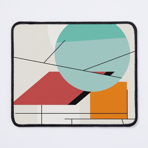 Item preview, Bauhaus circles and lines 003 designed and sold by KMA Home Design.