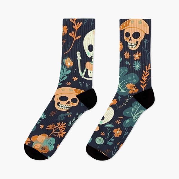 Item preview, Day of the Dead: Funny Cartoon Skeleton Pattern Art V.3 designed and sold by Pexelpanoramas.