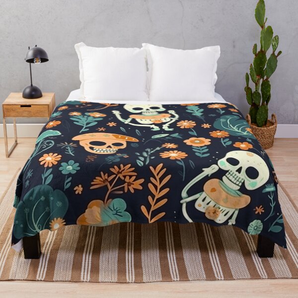 Item preview, Day of the Dead: Funny Cartoon Skeleton Pattern Art V.3 designed and sold by Pexelpanoramas.