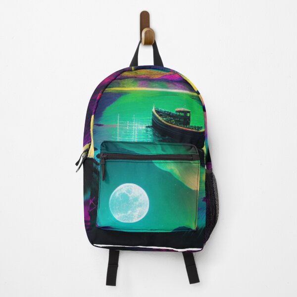 Item preview, Boat in the moonlight designed and sold by magicprintINC.
