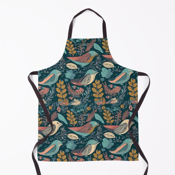Item preview, Teal and Coral Finches designed and sold by Monochrome-Dog.