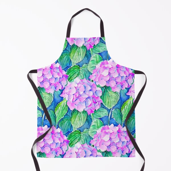 Item preview, Hydrangea flowers watercolor designed and sold by SophieClimaArt.