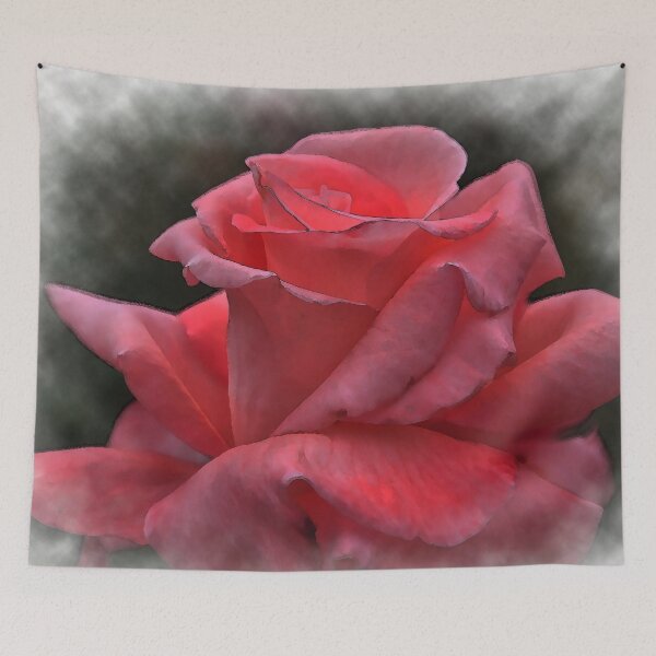 Item preview, A Pink Rose Bud In Watercolor designed and sold by KirtTisdale.