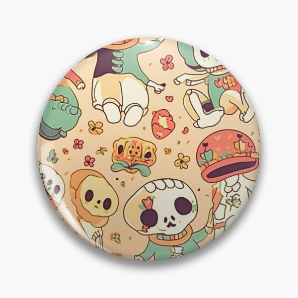 Item preview, Funny Cartoon Cute Skeletons Pattern Art Design #30 designed and sold by Pexelpanoramas.