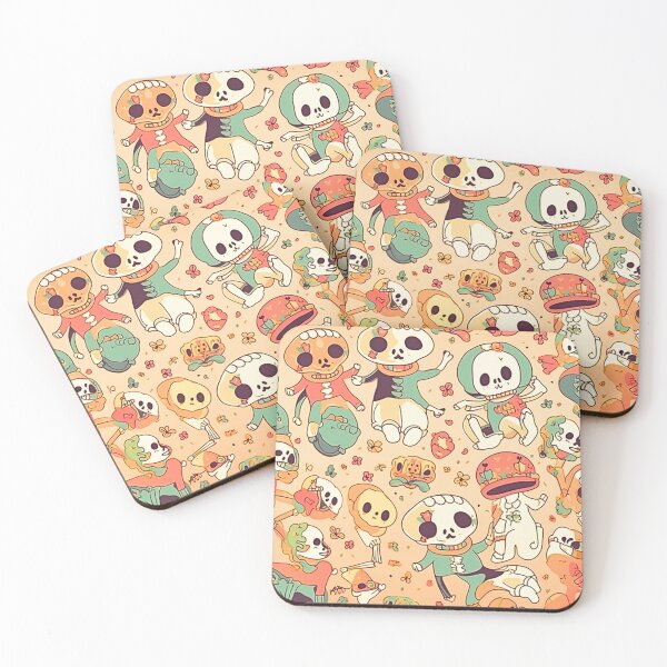 Item preview, Funny Cartoon Cute Skeletons Pattern Art Design #30 designed and sold by Pexelpanoramas.