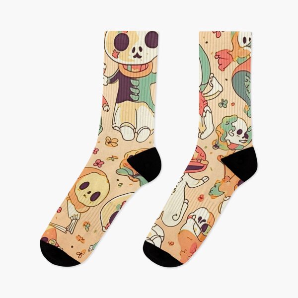 Item preview, Funny Cartoon Cute Skeletons Pattern Art Design #30 designed and sold by Pexelpanoramas.