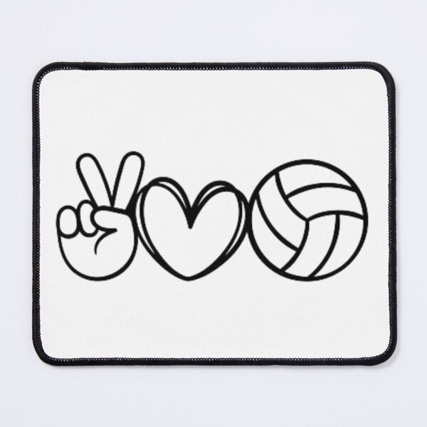 Item preview, I Love Volleyball designed and sold by Zoo-Moo.