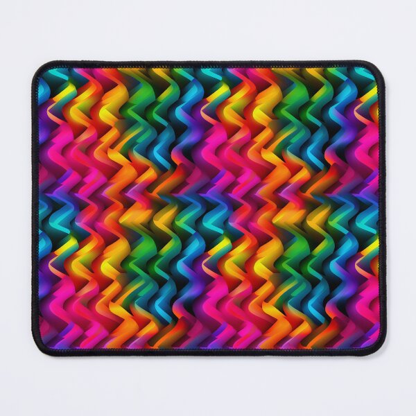Item preview, Rainbow Zigzags designed and sold by LukomiArt.