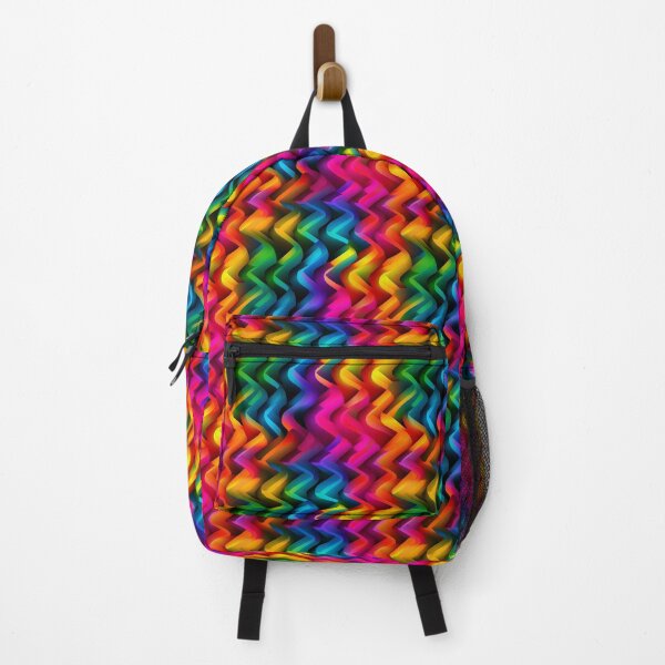 Item preview, Rainbow Zigzags designed and sold by LukomiArt.