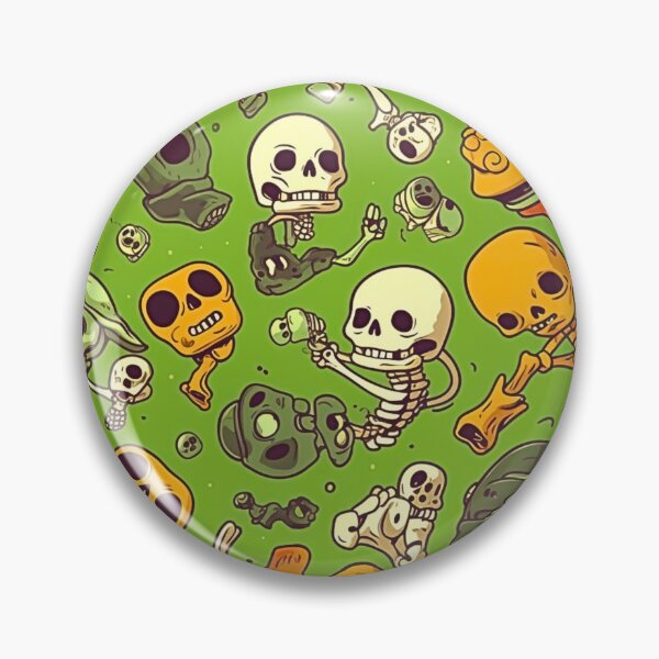 Item preview, Funny Cartoon Cute Skeletons Pattern Art Design #31 designed and sold by Pexelpanoramas.