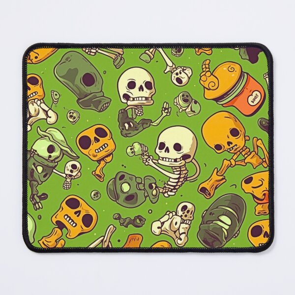 Item preview, Funny Cartoon Cute Skeletons Pattern Art Design #31 designed and sold by Pexelpanoramas.
