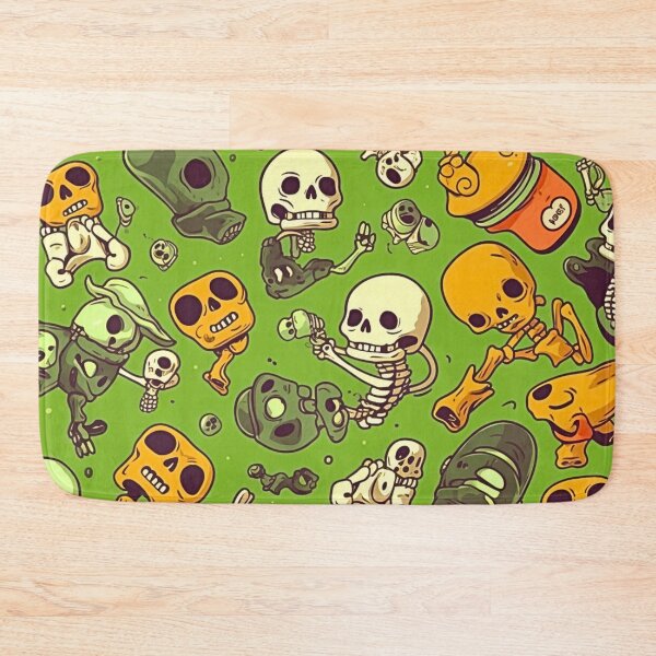 Item preview, Funny Cartoon Cute Skeletons Pattern Art Design #31 designed and sold by Pexelpanoramas.