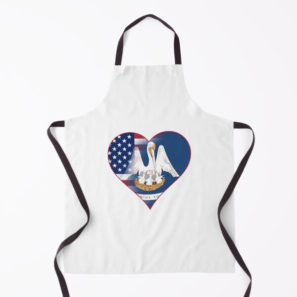 Item preview, State of Louisiana Flag and American Flag Fusion Design designed and sold by Gsallicat.