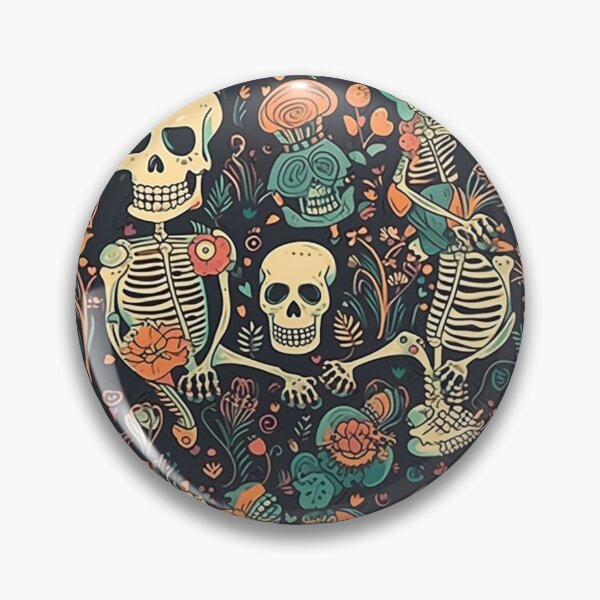Item preview, Funny Cartoon Cute Skeletons Pattern Art Design #32 designed and sold by Pexelpanoramas.