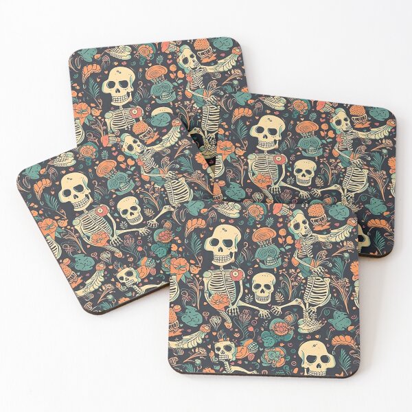 Item preview, Funny Cartoon Cute Skeletons Pattern Art Design #32 designed and sold by Pexelpanoramas.