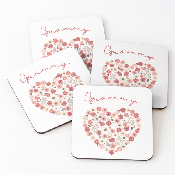 Item preview, corazón floral grammy designed and sold by AliKatsDesign.