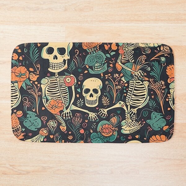 Item preview, Funny Cartoon Cute Skeletons Pattern Art Design #32 designed and sold by Pexelpanoramas.