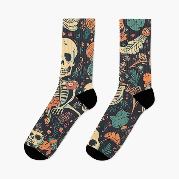 Item preview, Funny Cartoon Cute Skeletons Pattern Art Design #32 designed and sold by Pexelpanoramas.