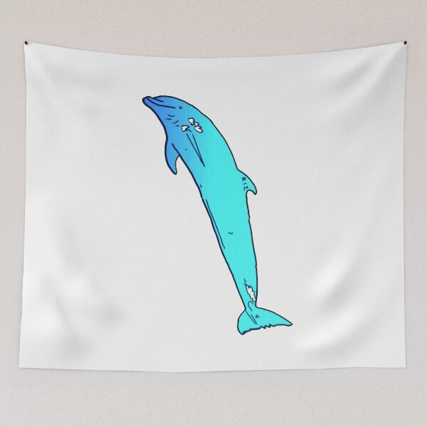 Item preview, The FL Keys Dolphin Ombré Color Vibez designed and sold by Allysha Lazar.