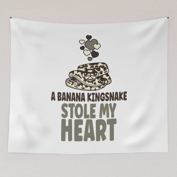 Item preview, A Banana Kingsnake Stole My Heart designed and sold by eternallygifted.
