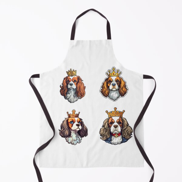 Item preview, Funny Cavalier King Charles Spaniel Stickers pack designed and sold by AdiRemba.