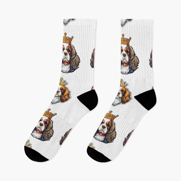 Item preview, Funny Cavalier King Charles Spaniel Stickers pack designed and sold by AdiRemba.