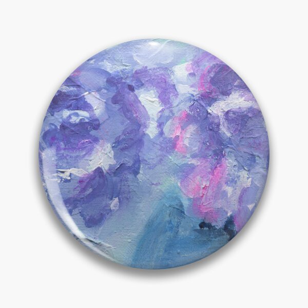 Item preview, Purple roses in a blue vase acrylic painting designed and sold by AnissaF.