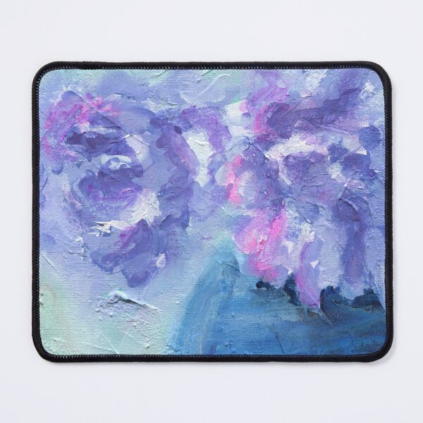 Item preview, Purple roses in a blue vase acrylic painting designed and sold by AnissaF.