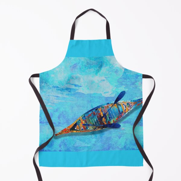 Item preview, Twos Company Bright Colorful Canoe Art designed and sold by Sharon Cummings Art.