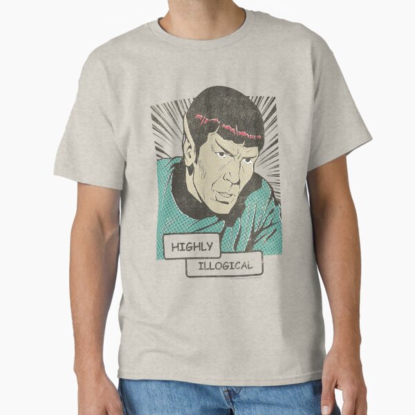 Item preview, Star Trek: The Original Series Spock Retro Highly Illogical Comic designed and sold by FifthSun.