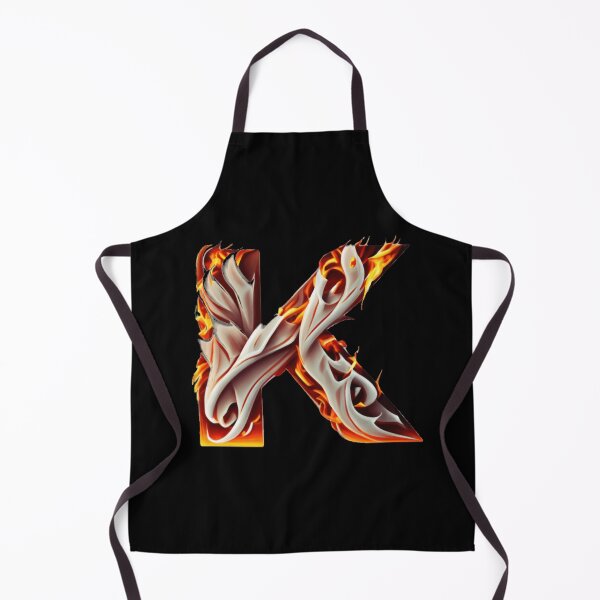 Item preview, Letter < K > Fire Style designed and sold by ImgByLili.