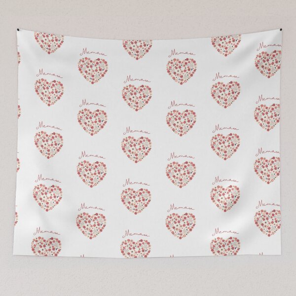 Item preview, Memaw Floral Heart designed and sold by AliKatsDesign.