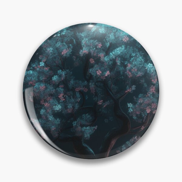 Item preview, Tree blossoms floating free stock illustrations, in the style of benoit b. mandelbrot, glowing neon, dark cyan, uhd image, naoto hattori, delicate flowers, highly detailed figures designed and sold by aiphotosart.