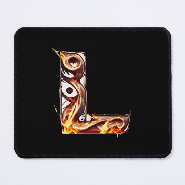 Item preview, Letter < L > Fire Style designed and sold by ImgByLili.