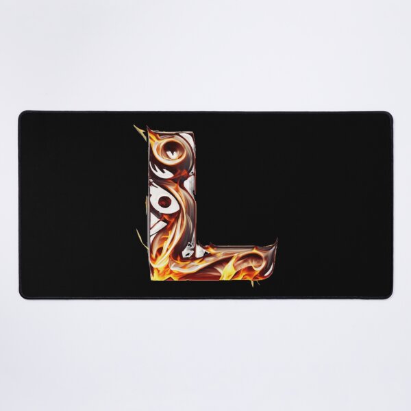 Item preview, Letter < L > Fire Style designed and sold by ImgByLili.