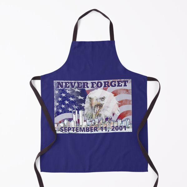 Item preview, Never Forget 9 / 11 with image of the Twin Towers, an Eagle and American Flag designed and sold by AmericaFreedom.