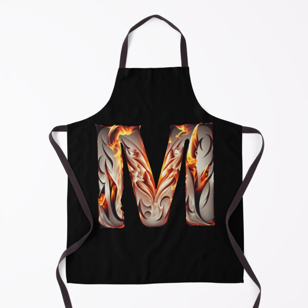 Item preview, Letter < M > Fire Style designed and sold by ImgByLili.