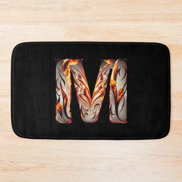 Item preview, Letter < M > Fire Style designed and sold by ImgByLili.