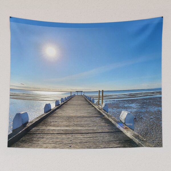 Item preview, Seaside Beauty Jetty Views at Grantville Beach designed and sold by Michael Voyler.