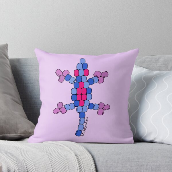 Item preview, Bead Lizard - Bisexual Flag - The Peach Fuzz designed and sold by Elizabeth Hudy.