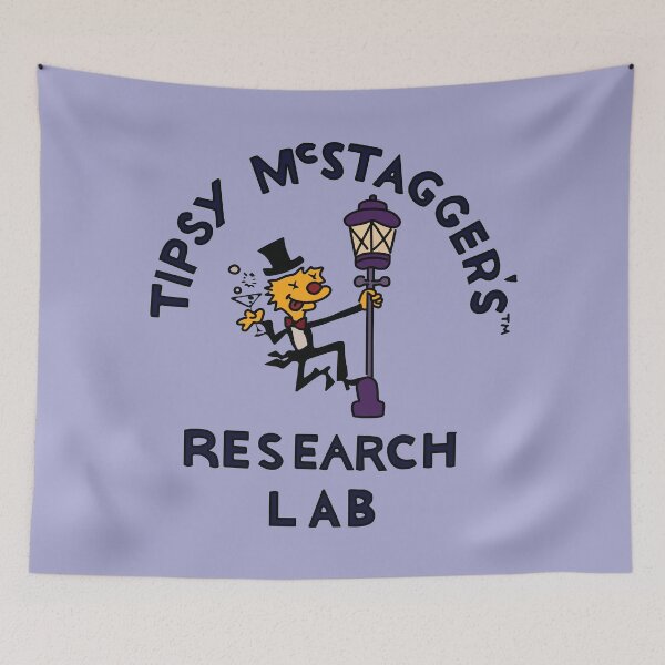 Aperçu de l'œuvre Laboratoire de recherche de Tipsy McStagger créée et vendue par REALsaintpetty.