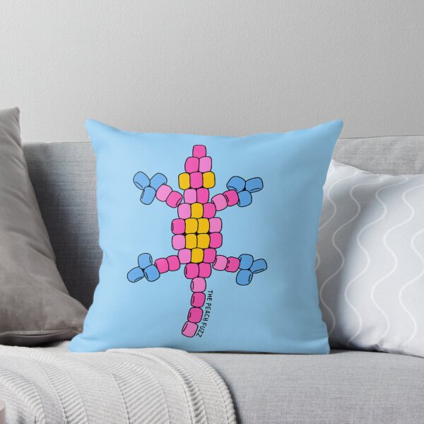 Item preview, Bead Lizard - Pansexual Flag - The Peach Fuzz designed and sold by Elizabeth Hudy.