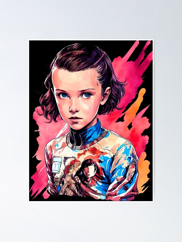 Stranger Things Cuadro Eleven Serie Poster Personalizado