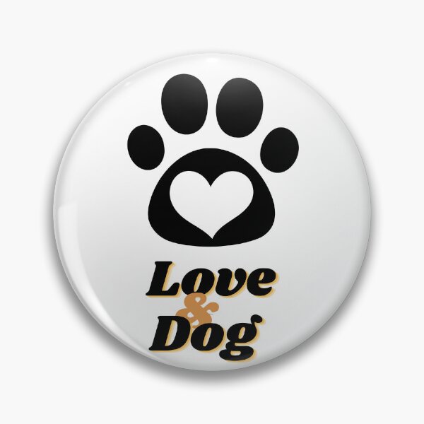 Item preview, Love & dog designed and sold by Hilaloshop.