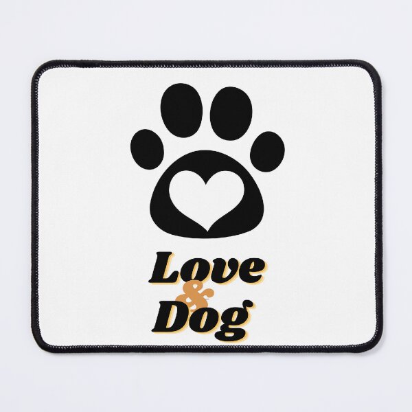Item preview, Love & dog designed and sold by Hilaloshop.