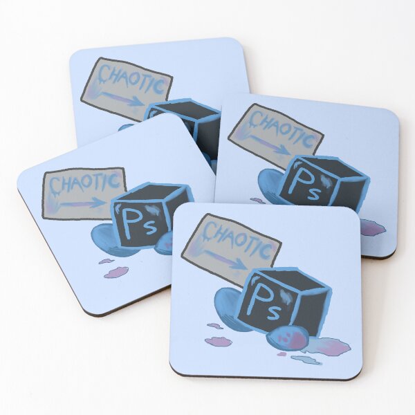 Item preview, Photoshop "CHAOTIC" Sticker designed and sold by MixrBrushStudio.