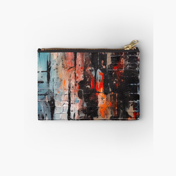 Item preview, Abstract art, lyrical abstraction, yellow, golden, black, environment with elegance, serenity and harmony designed and sold by ZibilinoArt.