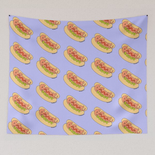 Item preview, Hot Doggy Dog - The Peach Fuzz designed and sold by Elizabeth Hudy.