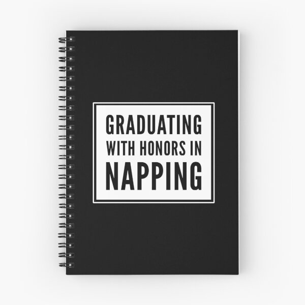 Item preview, Graduating with Honors in Napping Funny Graduation Slogan designed and sold by Celebration Printables.