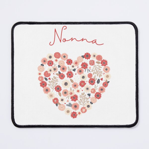 Item preview, Nonna Floral Heart designed and sold by AliKatsDesign.